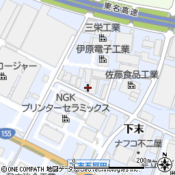 愛知県小牧市下末505周辺の地図