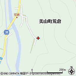 京都府南丹市美山町荒倉（河原）周辺の地図