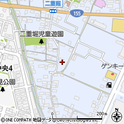 愛知県小牧市二重堀1019周辺の地図