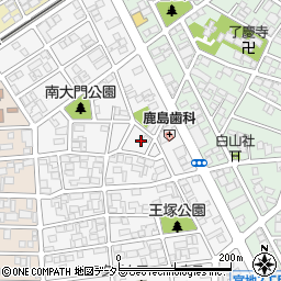愛知県一宮市宮地1丁目13周辺の地図