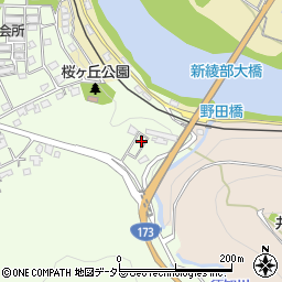 京都府綾部市寺町植松周辺の地図