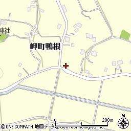 千葉県いすみ市岬町鴨根周辺の地図