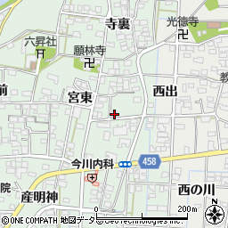 愛知県一宮市萩原町朝宮宮東1079周辺の地図