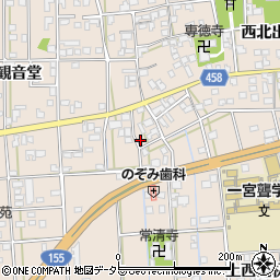 愛知県一宮市大和町苅安賀観音堂2458-2周辺の地図