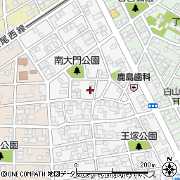愛知県一宮市宮地1丁目10周辺の地図