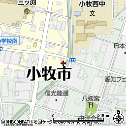 愛知県小牧市三ツ渕1549周辺の地図