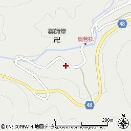 兵庫県養父市大屋町若杉751周辺の地図