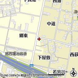 愛知県一宮市蓮池郷東38周辺の地図