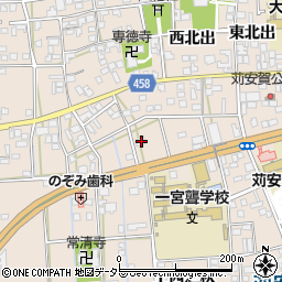 愛知県一宮市大和町苅安賀上西之杁28周辺の地図