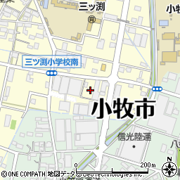 愛知県小牧市三ツ渕1561周辺の地図