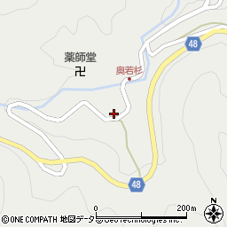 兵庫県養父市大屋町若杉727周辺の地図