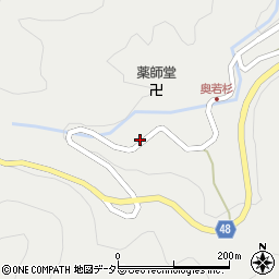 兵庫県養父市大屋町若杉748周辺の地図