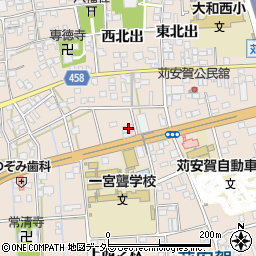 愛知県一宮市大和町苅安賀上西之杁18周辺の地図