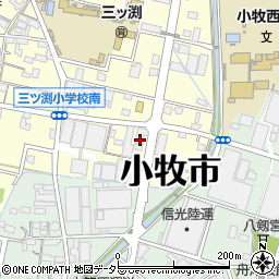 愛知県小牧市三ツ渕1557周辺の地図