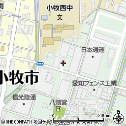 愛知県小牧市舟津959周辺の地図