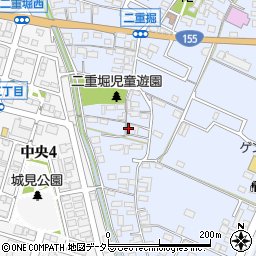 愛知県小牧市二重堀1628-1周辺の地図