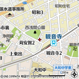 観音寺医院周辺の地図