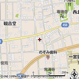 愛知県一宮市大和町苅安賀地蔵前周辺の地図