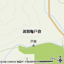 兵庫県宍粟市波賀町戸倉周辺の地図