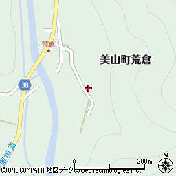 京都府南丹市美山町荒倉大迫周辺の地図
