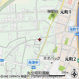 愛知県小牧市舟津444周辺の地図