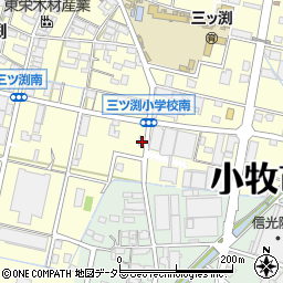 愛知県小牧市三ツ渕1530-4周辺の地図