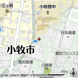 愛知県小牧市舟津969周辺の地図