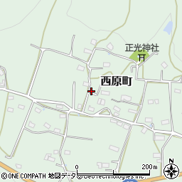京都府綾部市西原町中地周辺の地図