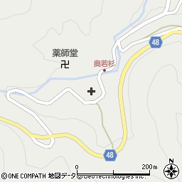 兵庫県養父市大屋町若杉726周辺の地図