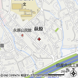 静岡県御殿場市萩原1362-9周辺の地図