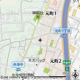 愛知県小牧市舟津318周辺の地図