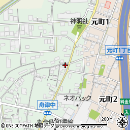 愛知県小牧市舟津323周辺の地図