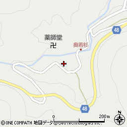 兵庫県養父市大屋町若杉731周辺の地図