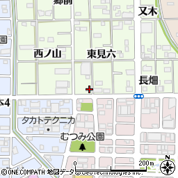 愛知県一宮市馬見塚東見六22周辺の地図