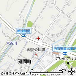 愛知県春日井市廻間町23周辺の地図
