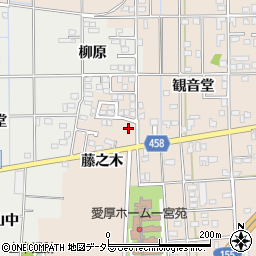 愛知県一宮市大和町苅安賀観音堂128-9周辺の地図