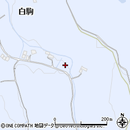 千葉県君津市白駒周辺の地図