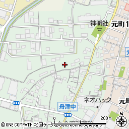 愛知県小牧市舟津271周辺の地図