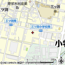 愛知県小牧市三ツ渕1525-2周辺の地図
