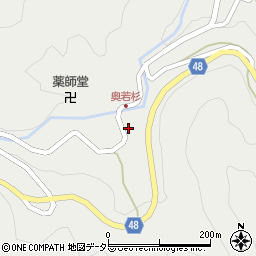 兵庫県養父市大屋町若杉884周辺の地図