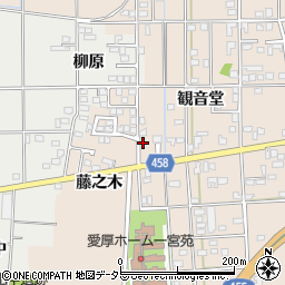 愛知県一宮市大和町苅安賀観音堂127-12周辺の地図
