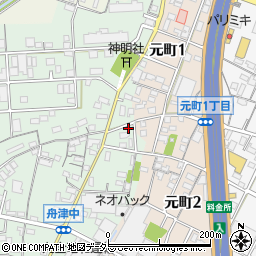 愛知県小牧市舟津319周辺の地図