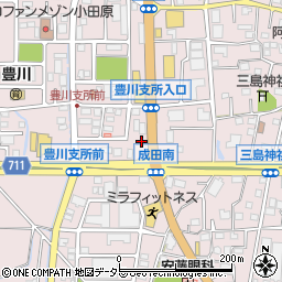 ローソン小田原成田南店周辺の地図