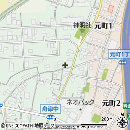 愛知県小牧市舟津276周辺の地図