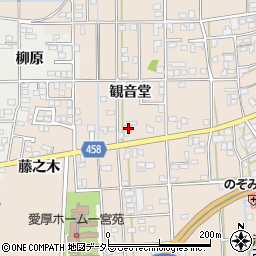愛知県一宮市大和町苅安賀観音堂108-2周辺の地図