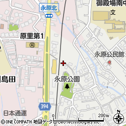 静岡県御殿場市萩原1434-2周辺の地図
