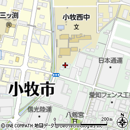 古川電機製作株式会社　小牧工場周辺の地図