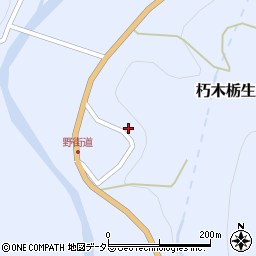 滋賀県高島市朽木栃生572周辺の地図