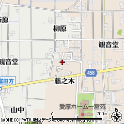 愛知県一宮市大和町苅安賀観音堂129-17周辺の地図
