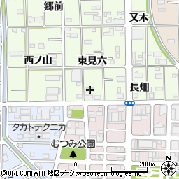 愛知県一宮市馬見塚東見六38周辺の地図